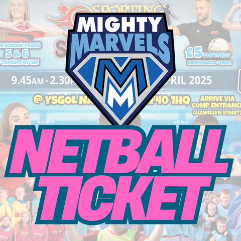 Mighty Marvel Sports Day - NETBALL TICKET!