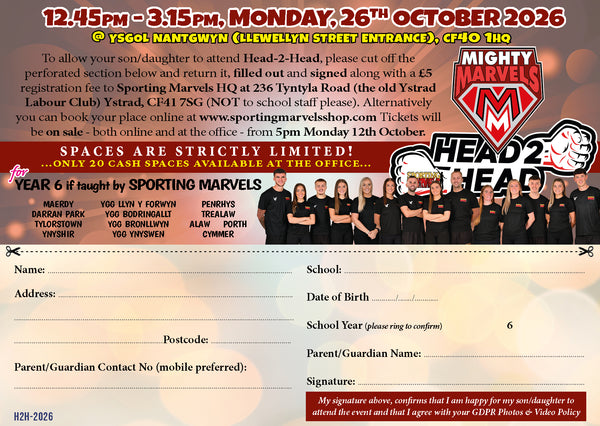 MIGHTY MARVEL H2H - RED TICKET ONLY!!