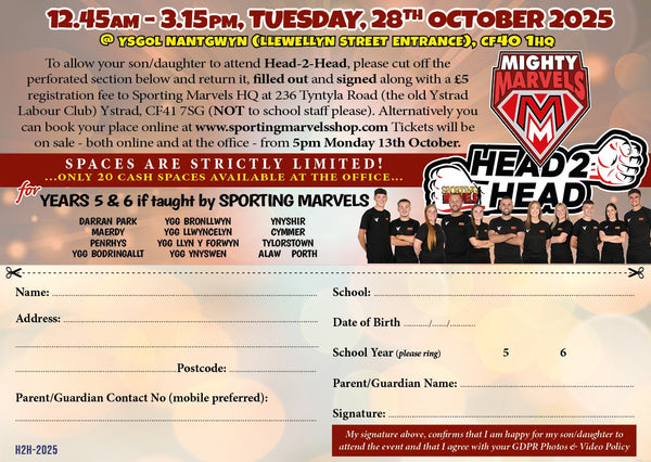 HEAD2HEAD RED TICKET!