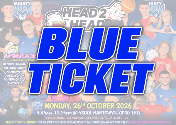 MIGHTY MARVEL H2H - BLUE TICKET ONLY!!